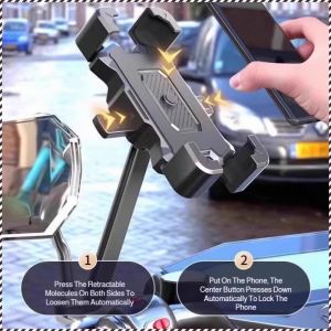 Mobile Phone Holder Car Phone Holder Fixed Bracket AntiVibration Handlebar