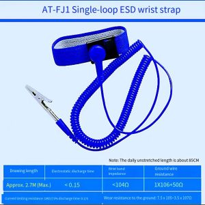 ATTEN antistatic wristbands factory antistatic corded single loop/double loop to remove the elimination of human body static electricity bracelet clean workshop maintenance tools with
