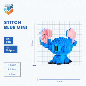 SMY Nano Blocks LILO STITCH Ear Up 3D Model Mainan Anak Balok Susun Puzzle Bricks Education Toys
