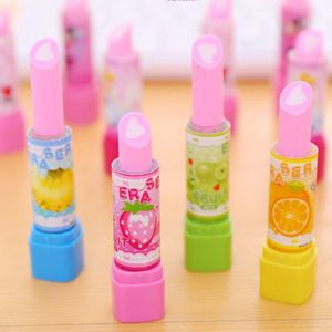 PHS5 - Penghapus Pensil Bentuk Lipstik Karakter Buah Warna - Warni