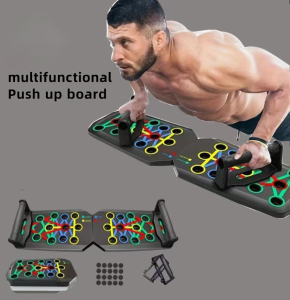 Multi-Function Foldable Pull-Up & Push-Up Bar for Full-Body Strength Training