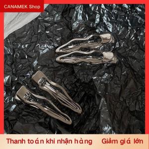 CS Cổ Điển Tối Giản Hợp Kim Sóng Hình Dạng Tóc Clip Hàn Quốc Thời Trang Bạc Màu Không Thường Xuyên Tóc Pin Tóc Phụ Kiện Cho Phụ Nữ Đồ Trang Sức