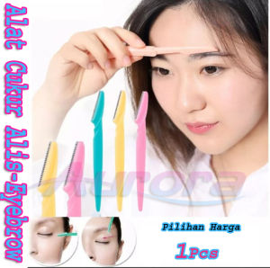 6Pcs LEBIH MURAH Pisau Cukur Alis - Perlengkapan Cukur Wanita- Eyebrow Razor-Aurora Store