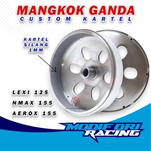 NMAX-AEROX-LEXI MANGKOK CARTEL MANGKOK KAMPAS GANDA NMAX-AEROX-LEXI MANGKOK CARTEL MANGKOK KNURLING MANGKOK KAMPAS GANDA NMAX RACING KIRIAN CVT TRANSMISI