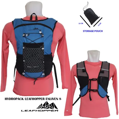 TAS HYDROPACK LEAFHOPPER HYDROPACK ENLIVEN 8 FOLDABLE TRAIL RUNNING DAN TAS SEPEDA ULTRALIGHT
