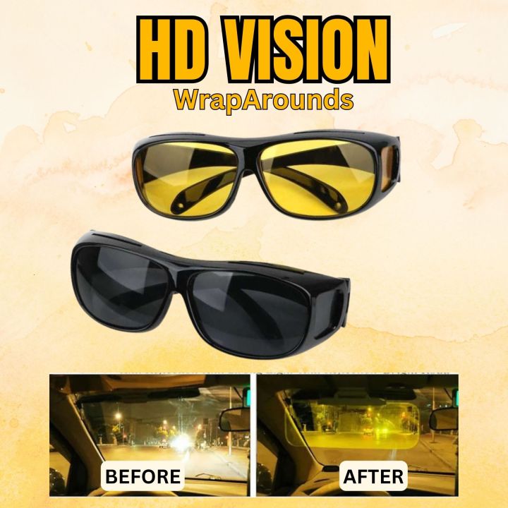 Hd vision wraparound sunglasses day and night online