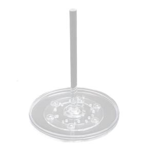 Rotating Yarn and Thread Holder Clear ABS Yarn Spool Holder Desk Yarn Dispenser Thread Spool Holder Stand for Crocheting