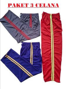 PROMO MURAH Dapet 3 pcs Celana Panjang Olahraga Harian TERLARIS Celana Olahraga Panjang Celana Olahraga Pria  Real Pict Sesuai Gambar