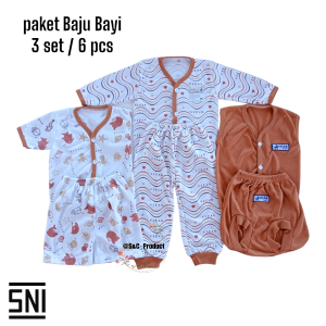 Paket Hemat Baju Bayi 18 pcs/ 12 pcs / 6 pcs  Warna Navy Usia Newborn 0-4 Bulan