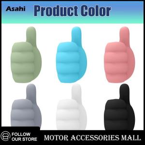 💖💓【Special price】💖💓Asahi Motor ที่เก็บลิปสติกในรถยนต์ทำจากซิลิโคนที่แขวนแบบตะขอแขวนติดผนังอเนกประสงค์มีกาวในตัวยึดลิปสติกในรถยนต์แบบอัตโนมัติทนทาน