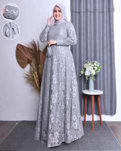 Azuma Gamis-Burkat Premium Baju seragam kondangan jumbo Dres Pesta wanita Gamis Burkat Jumbo Gamis Burkat Terbaru Dan Terviral