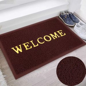 Keset Kaki Welcome Persegi Panjang Keset Kaki PVC Anti Slip