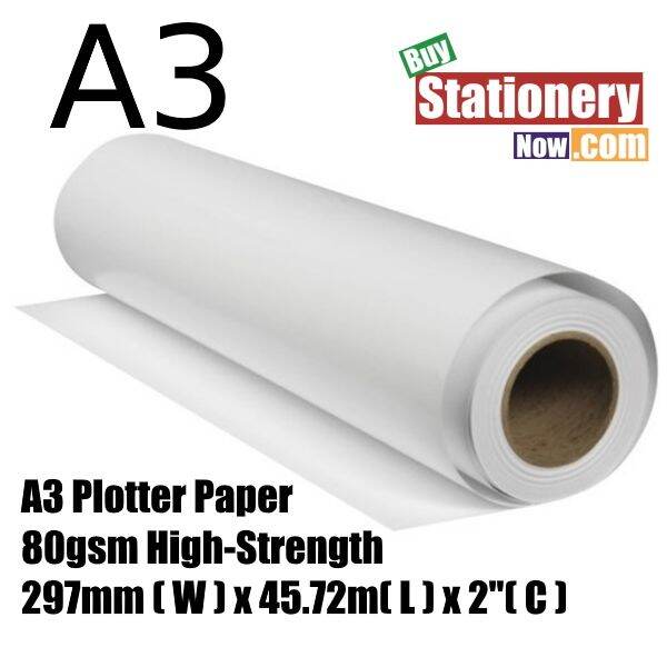 A3 Plotter Paper [1 Roll] | Lazada