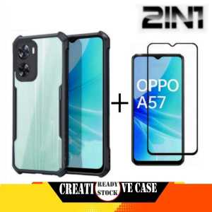PROMO PAKET 2 INC 1 CASE OPPO A18 2023 / OPPO A38 4G / A38 4G NFC 2023 / A57 4G / A57 5G / A77 4G / A77S 4G / A77 5G / A77S 5G 2022 Ultra Slim Shockproof Transparent Premium Softcase Anti Fall