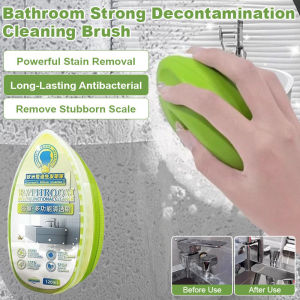 🧼Hot Sale🌸Transparent Cleaning Brush For Bathroom Tile Limescale Removal 多表面适用浴室刷/ Long-lasting Fragrance Bathroom Cleaning Brush / Ergonomic Handle Bathroom Non-slip Cleaning Brush / Special Bathroom Brush For Mirror Tiles