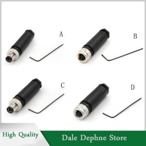 [Dale Dephne] ขั้วต่อเซ็นเซอร์ M8ชายหญิงสกรูเกลียวปลั๊ก coupling 3 4 PIN A Type