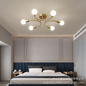 Lampu Plafon Lampu Hias Rumah Ruang Tamu Kamar Minimalis Tempat Lampu Plafon Ceiling Light Lamp E27 (Tanpa bola lampu)