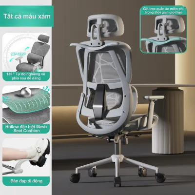 ghế công thái học ghế văn phòng ngã lưng ghế công thái học ghế xoay văn phòng computer chair chair office Hỗ trợ thắt lưng thoải máiGhế sếp đa năng chất lượng cao
