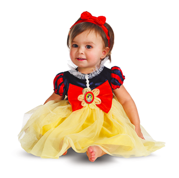 Baby Girl Snow White Princess 2-piece Costume Dress Cartoon