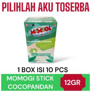 Momogi LONG Stick COCOPANDAN 12 gram - ( HARGA 1 BOX )
