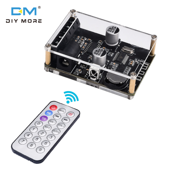diymore 40W Stereo Bluetooth Power Amplifier Board 5V -24V Infrared