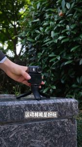 Anti-shock Mini Storage Case with Pendant Water-Resistant Travel Carrying Case Anti-fall Compact Camera Bag