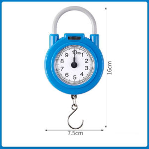 Candy Online Multifunctional 10kg Portable Scale Spring Hanging Scale Hook Pocket Weighing Scale