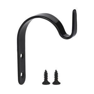 【LovingLife Store】1PCS Iron Wall Hook Metal Hanging Plant Bracket Flower Basket Decoration Curved Hook Suitable For Flower Pot Bird Feeder Lantern