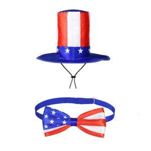 4th of July Geese Outfit Set Patriotic Lawn Porch Geese Clothes American Flag Geese Costume Independence Day Outfit