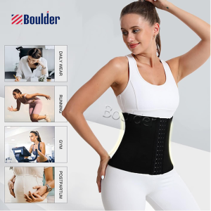 Boulder Waist Trainer Women Shapewear Bodysuit Shapewear Fitness Exercise Hip Lift Belly Band Sweat Girdle Waist