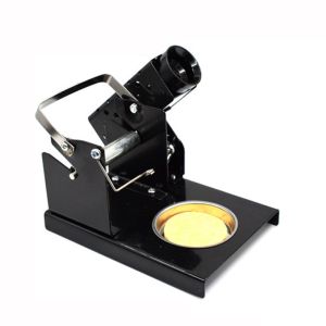 Soldering Solder Iron Metal Bracket Stand Holder with High Temperature Resistance Soldering Wire Holder Removable Plate