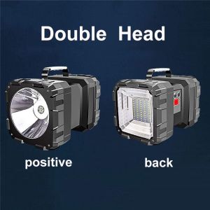 16 Core High Power Led Flashlight XHP90 With Side Light Super Bright Torch Light Rechargeable Zoom Usb Tactical Flashlights