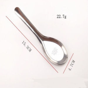 COMBO 20 Thìa Ăn Phở Ăn Súp Thìa Ăn Cơm Inox Tiện Dụng  Thìa Phở Hoa Sen Loại Đẹp Dày Dặn