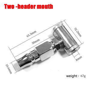 Tire Inflator Inflator Nozzle Heavy Duty Air Double Head Tire Chuck For Tire Inflator Air Compressor