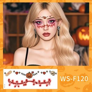 สติกเกอร์รอยสัก Halloween Tattoo Sticker Scary สินค้าพร้อมส่ง🚗