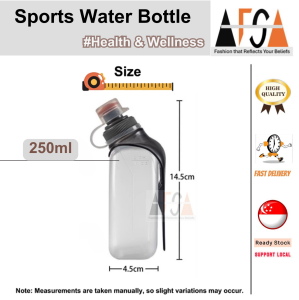 Quick-Clip Hydration Master 250ML BPA-Free Sports Bottle with Hygiene Dust Cover for Fitness and Outdoor Activities