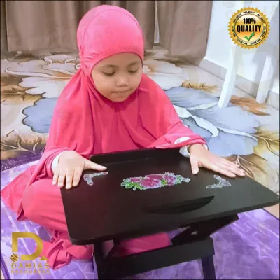 Rehal kayu corak vantage kelengkapan Quran Seisi Keluarga wakaf rehal