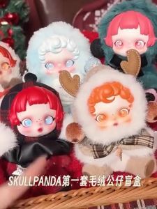 POPMART SKULLPANDA Winter Symphony Series Vinyl plush doll pendant Figures pop mart skullpanda blind collection action figure decorative gift