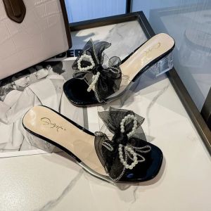 Huilm Giày Cao Gót Nữ Cao Gót Cao Gót 2 Inch Giày Xăng Đan Nữ Phong Cách Hàn Quốc Đính Kim Cương Giày Đi Tiệc Giày Thường Nhật