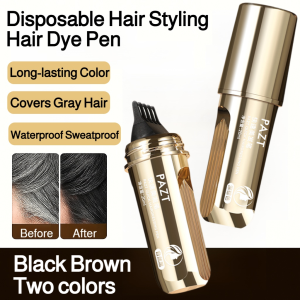 Disposable Hairdressing Pen Quick Hair Styling Hair Dye Comb Quickly Cover Gray Hair No Scalp Damage