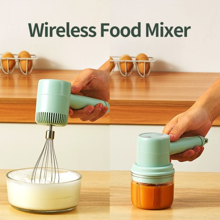Wireless Speed Mini Mixer Electric Food Blender Handheld Mixer