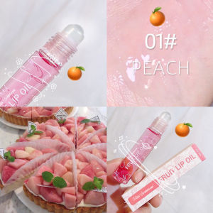Fresh Fruit Roll-on Lip Balm Lip Makeup Primer Moisturizing Clear Transparent Lipoil Long Lasting Hydrating Lip Gloss