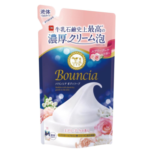 【Direct From Japan】Cow Brand Bouncia Body Soap: Rich Foam Moisturizing Hyaluronic Acid Collagen