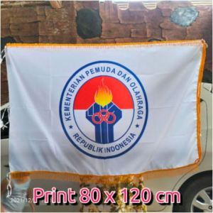 Bendera KEMENPORA MENPORA Kementerian Pemuda dan Olahraga Republik Indonesia Rumbai