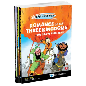 WS E - Popular! Lit for Kids (Romance of the Three Kingdoms Complete Set) (3 Books) - Age 6-12+ Children Educational Classic Story Book Pop! Lit for Kid Simple Stories