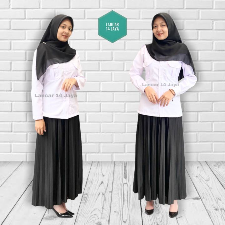 Kemeja Putih Dinas Baru Wanita Baju Putih Pdh Pns Wanita Kemeja Atasan
