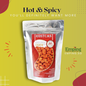 Roasted Cashew Nuts (Premium Flavoured)| Kacang Mede by Rostcas | Cashew Snack from Indo (Local)
