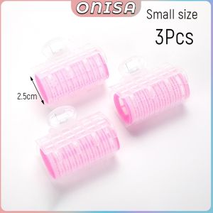 3Pcs/pack Air Bangs Roller Does Not Hurt Hair Plastic Curler Inner Buckle Hair Roller DIY Hair Tool