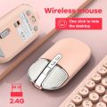 YOOGOO Mouse Wireless Gaming 2.4GHz Optical 800 - 1600DPI Mouse Gaming Untuk Windows Silent Mouse Untuk PC Laptop. 