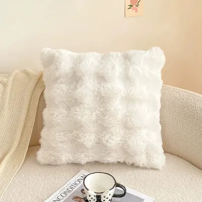 TURTLE 50x50cm Nordic Style Plush Pillow Fluffy Plush Pillows Soft Decorative Cozy Sofa Cushion